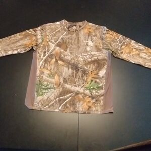 Pre-owned Magellan Outdoors Men's Camo Long Sleeve Realtree Reversable XL Shirt